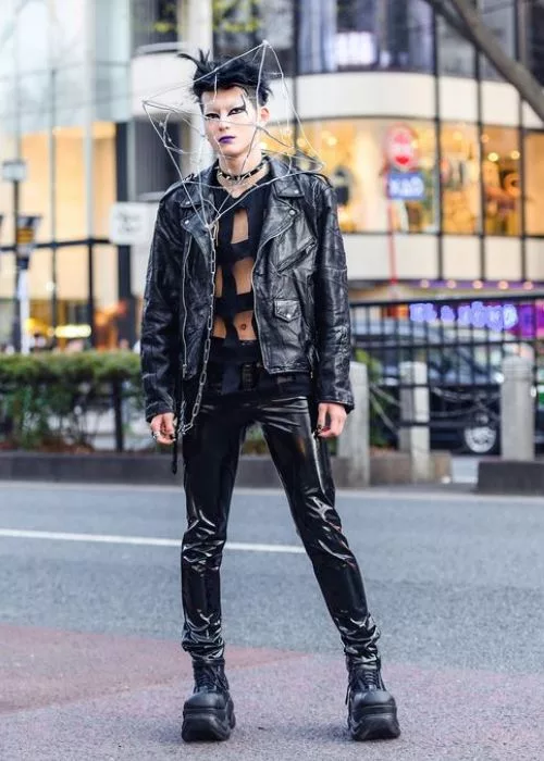 Femboy-Outfits-Ideas-The-Leather-Jacket